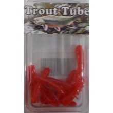 1" Trout Tube 10 pack - Salmon Egg Red