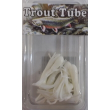 1" Trout Tube 10 pack - Pure White