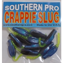 Crappie Slug - Blk/Blue/Cht.Spk. 10 Pack