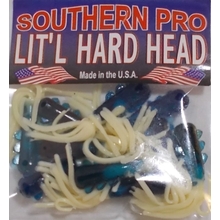1.5" Lit'l Hard Head (10pk) Blue/White