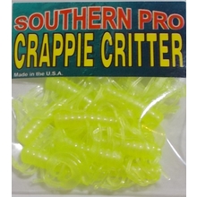 Crappie Critter 10 Pack  Pearltreuse