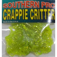 Crappie Critter 10 Pack Chartreuse Sparkle