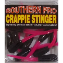 1.5 Crappie Stinger 10 pack Black/Firetail
