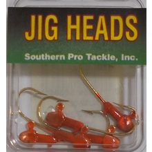1/32oz. Neon Jighead 5 pack Orange :: Southern Pro Tackle