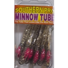 2" Minnow Tube 6 pack  Golden Shiner